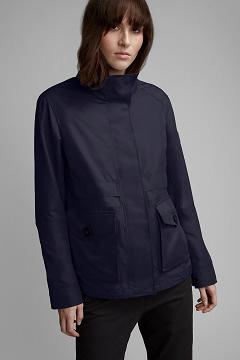Chamarras Canada Goose Mujer México - Elmira Rompevientos Azul Marino UA4570689
